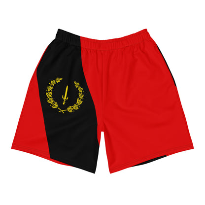 Black American Heritage Flag Men's Athletic Shorts