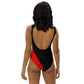 Black American Heritage Classic Flag One-Piece Swimsuit