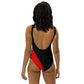 Black American Heritage Flag One-Piece Swimsuit