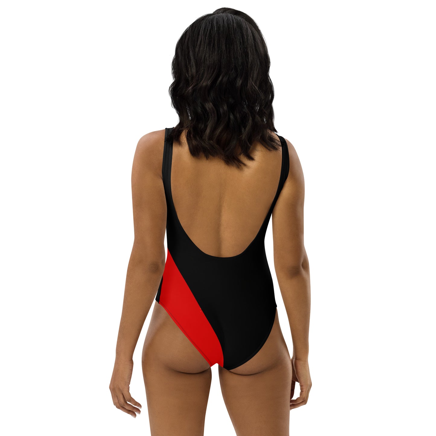 Black American Heritage Flag One-Piece Swimsuit