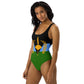 Gullah Geechee Flag One-Piece Swimsuit