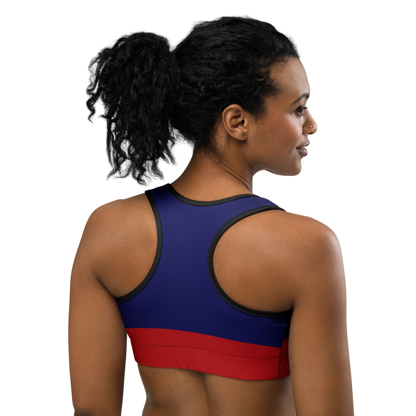 Juneteenth Flag Sports Bra