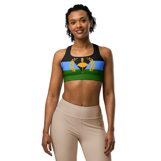 Gullah Geechee Flag Sports Bra