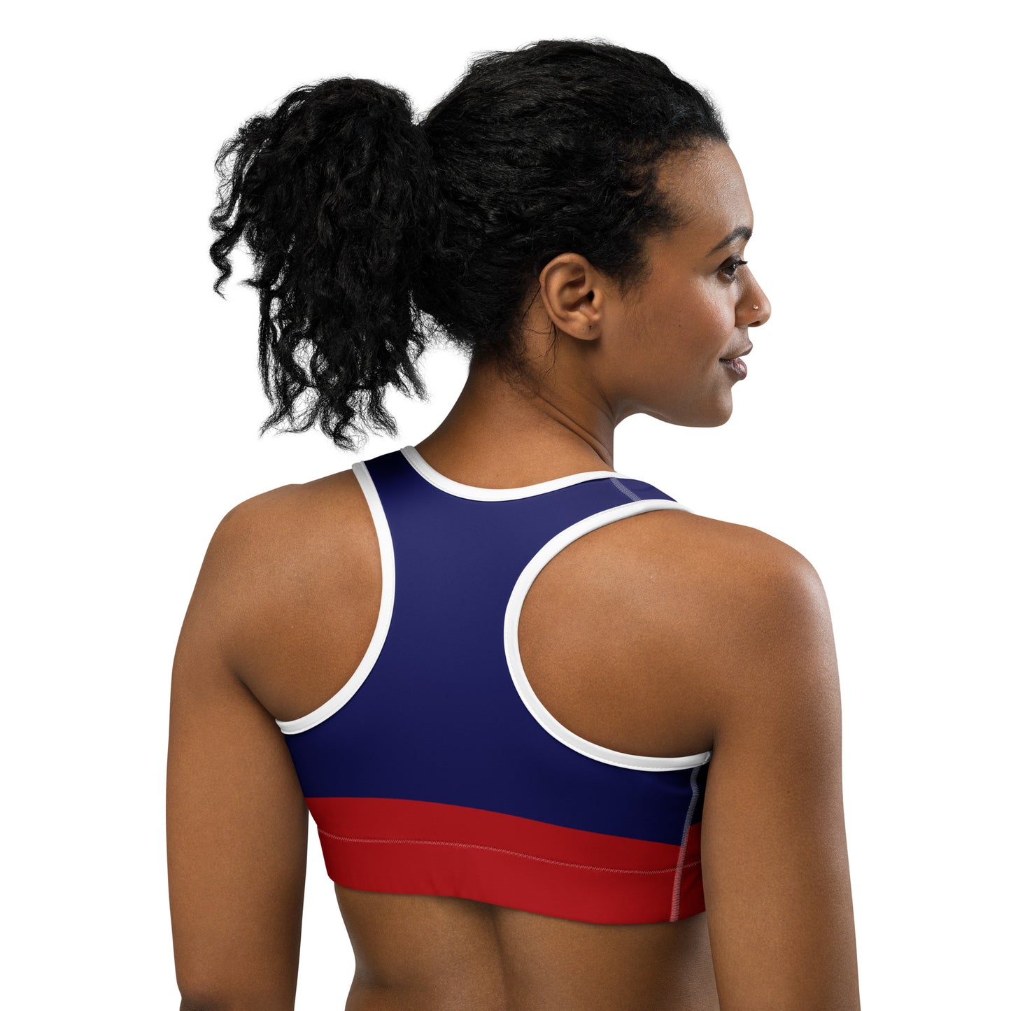 Juneteenth Flag Sports Bra