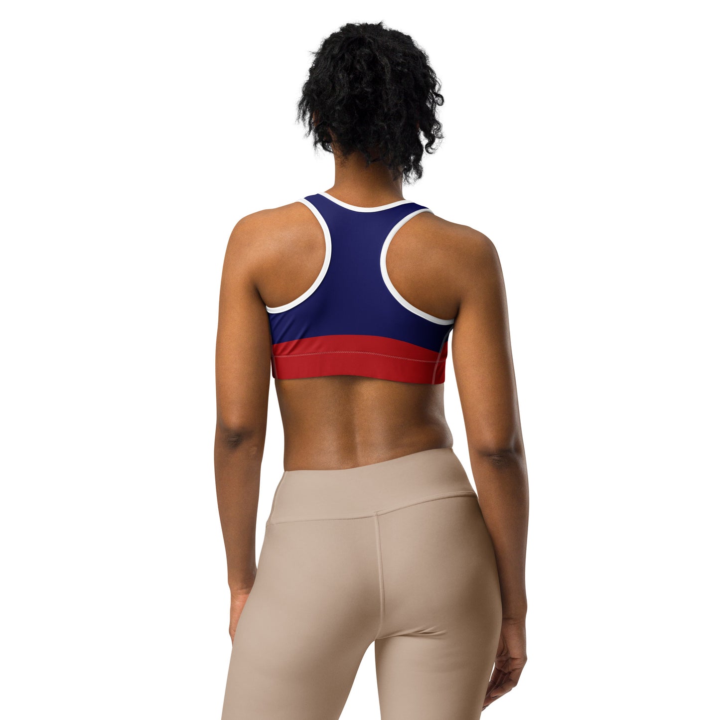 Juneteenth Flag Sports Bra