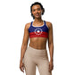 Juneteenth Flag Sports Bra