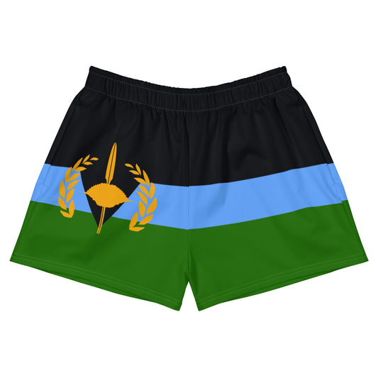 Gullah Geechee Flag Women’s Athletic Shorts