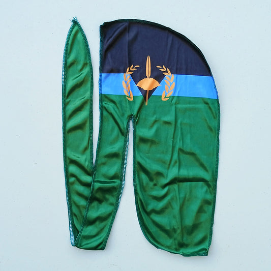 Gullah Geechee Flag Silky Durag