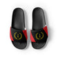 Black American Heritage Flag Women's Slides