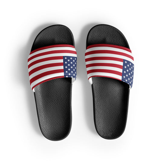 USA Flag Women's Slides