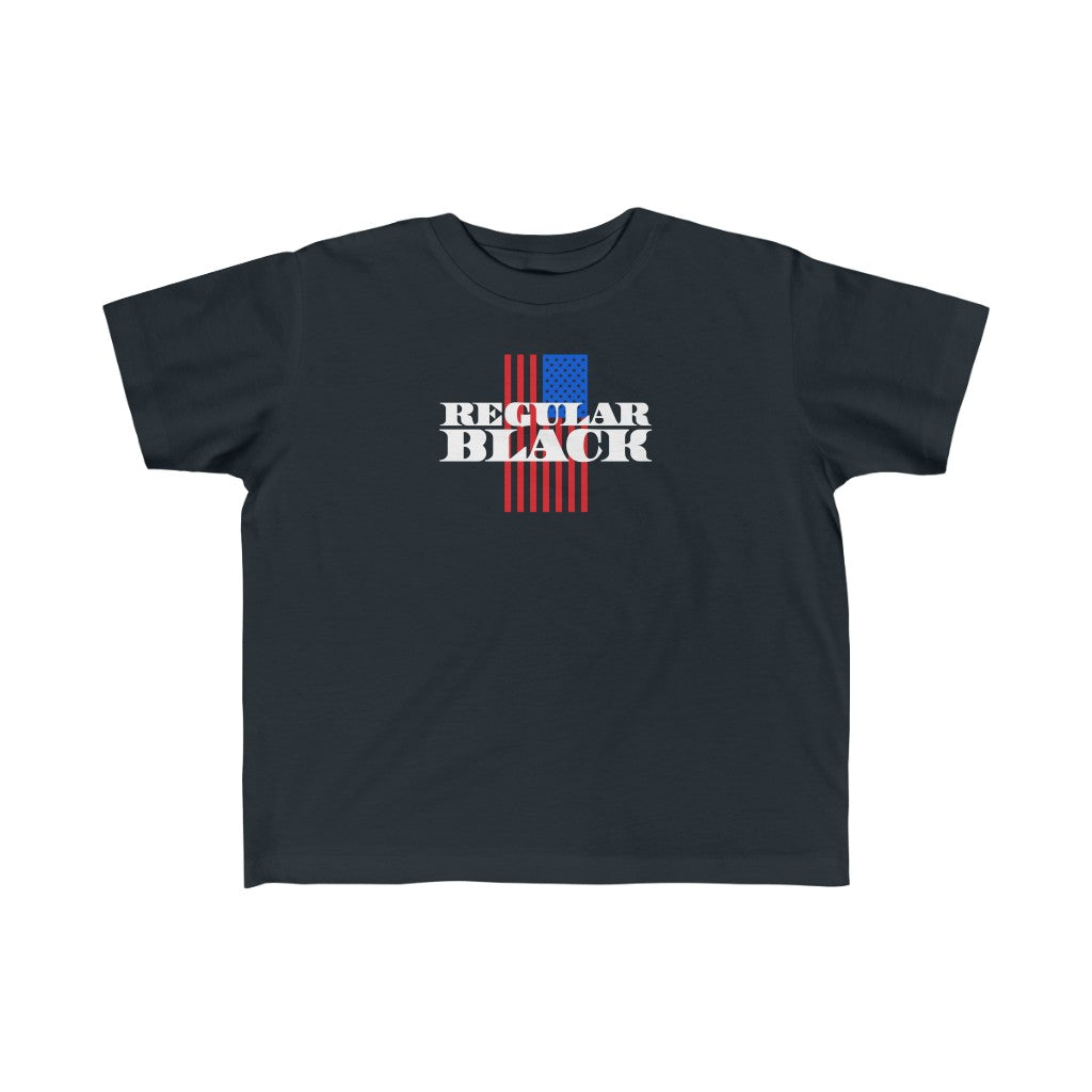 Regular Black Toddler Tee - Black