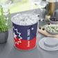 Juneteenth Flag Ice Bucket w/Tongs