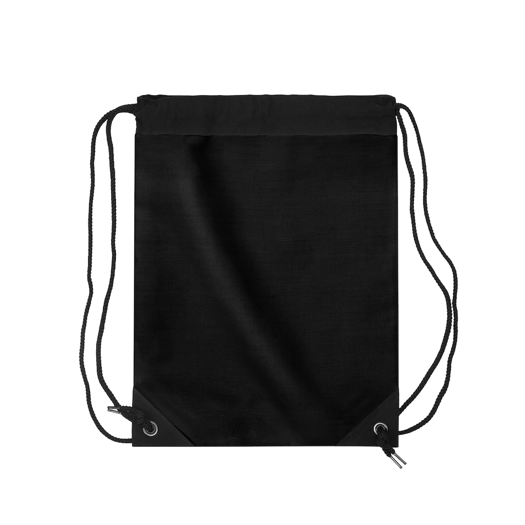 Black American Heritage Flag Drawstring Bag