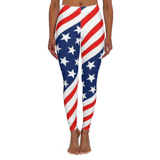 USA Flag Women's Leggings
