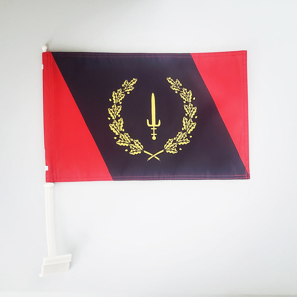 Black American Heritage Double-Sided Car Flag