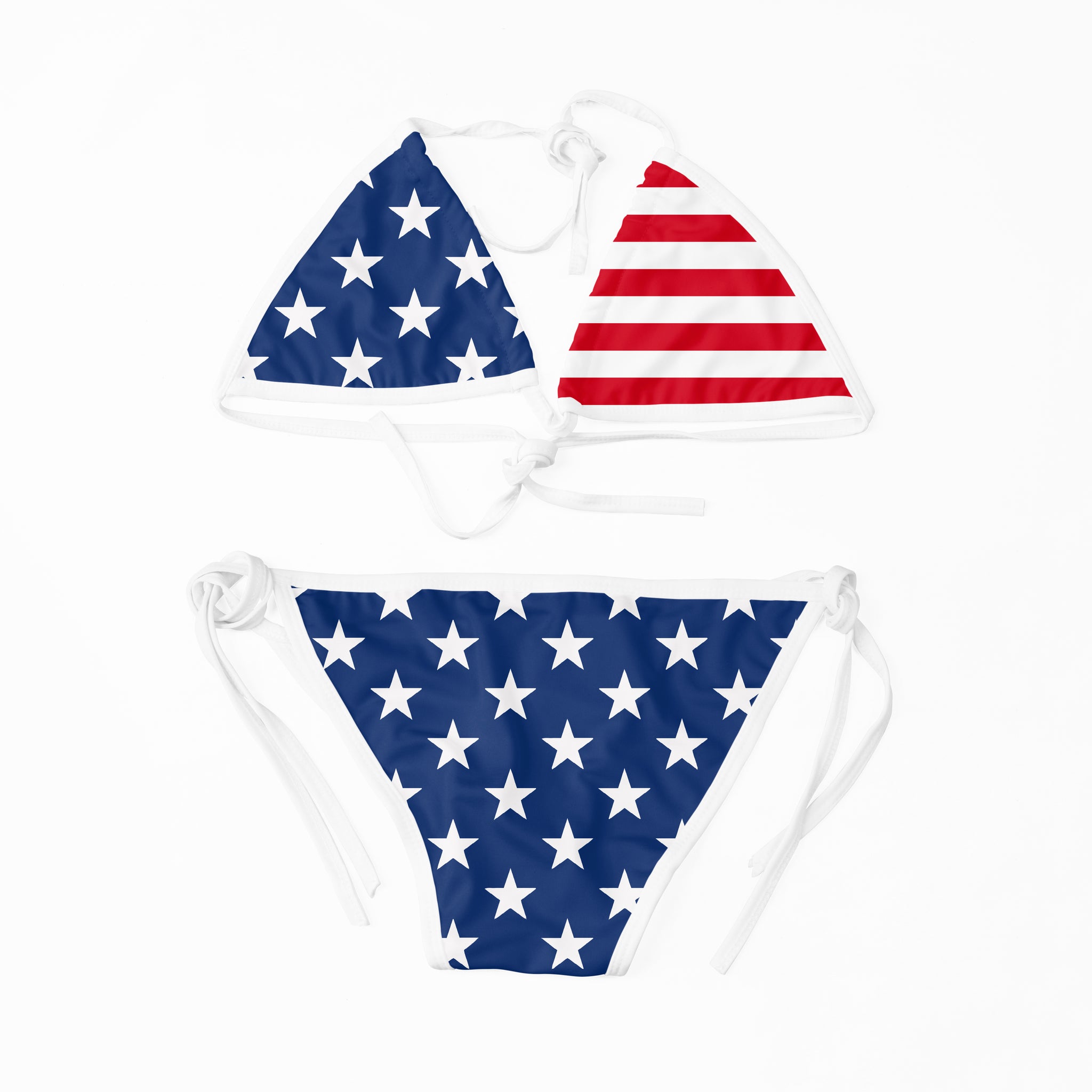 Usa Flag Bikini Set 3395