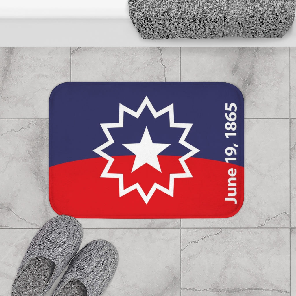 Juneteenth Flag Bath Mat