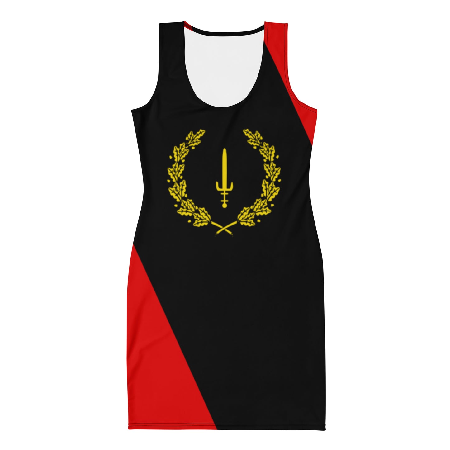 Black American Heritage Flag Cut & Sew Dress