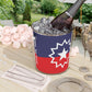 Juneteenth Flag Ice Bucket w/Tongs